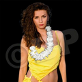 42" White Flower Leis